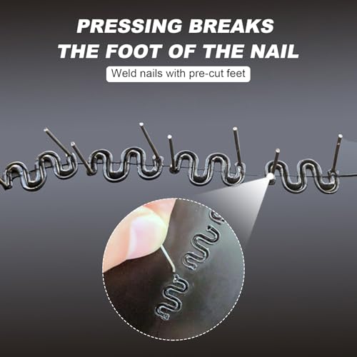 3000 PCS Plastic Welding Staples, 6 Types Hot Staples Welding Rods with Storage Box, Plastic Welding Wave Staples for Repair All Car Bumpers Plastic Cracks Plastic Handmade