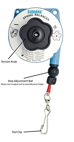 Spring Balancer, Tool Balancer, Capacity: 6.6-9.9 lbs, (Sumake SB-4.0)
