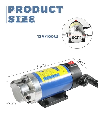 Oil Extractor Pump,Car Accessories Transmission Fluid Pump,Automotive Replacement Engine Oil Pumps,Fluid Transfer Pumps,Suitable for Motorcycles,Trucks,Tractors,Marine Engines,Lawn Mowers