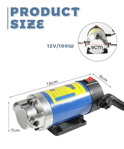 Oil Extractor Pump,Car Accessories Transmission Fluid Pump,Automotive Replacement Engine Oil Pumps,Fluid Transfer Pumps,Suitable for Motorcycles,Trucks,Tractors,Marine Engines,Lawn Mowers