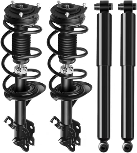 SCITOO Front Rear Complete Struts Assembly Shock Absorber for Rogue 12-13 | Automotive Replacement Struts 172898 172897 349097 - Set of 4