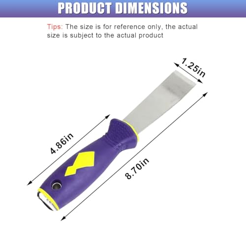Wheel Weight Remover, Auto Tire Repair Tool with Non-Slip Grip for Removing Adhesive Stick-On Wheel Weights, Universal Tire Balancer Scraper for Most Vehicles (Scraper) - size: Scraper