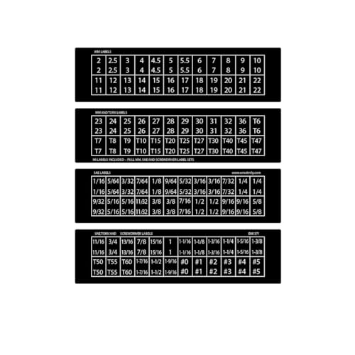 ERNST 8-Inch Socket Rail Organizer with 7 1/2-Inch Twist Lock Clips, Blue - 8409-Blue-1/2 - color: Blue, size: 1/2-Inch Twist Clips, style: 8-Inch