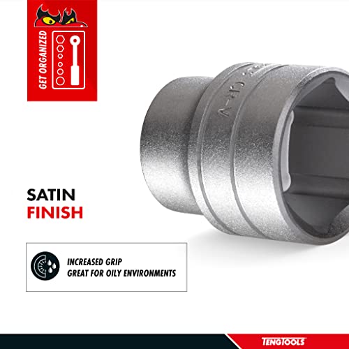 Teng Tools 9/32 Inch 6 Point SAE Shallow 1/4 Inch Drive Chrome Vanadium Socket | Mechanic Tool | Hand Tool - M140109-C - size: 9/32 Inch, style: Shallow SAE