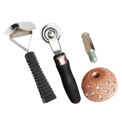 SEWACC Car Tire Rollers Repair Kit with Bowl-Shaped Grinding Head and Pressure Roller Easy to Use for Tire Repair Compact Design for Keeping in Your Trunk