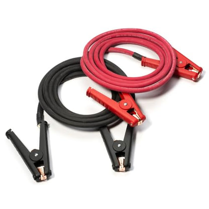 Spartan Flex 10 Foot 2 AWG Gauge Heavy Duty Jumper Cables Set - size: 10ft, style: 2awg