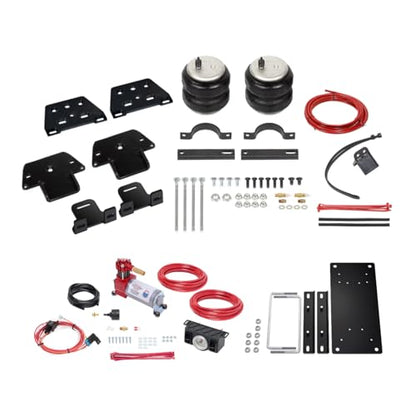 TrendsAuto Firestone Airide Rear Ride-Rite Air Spring Kit and Dual Path Analog Standard Compressor Kit fits 2022-2026 Tundra w/o Factory Air Suspension | Includes TrendsAuto Decal - size: 2022-2026, style: Dual Path Analog