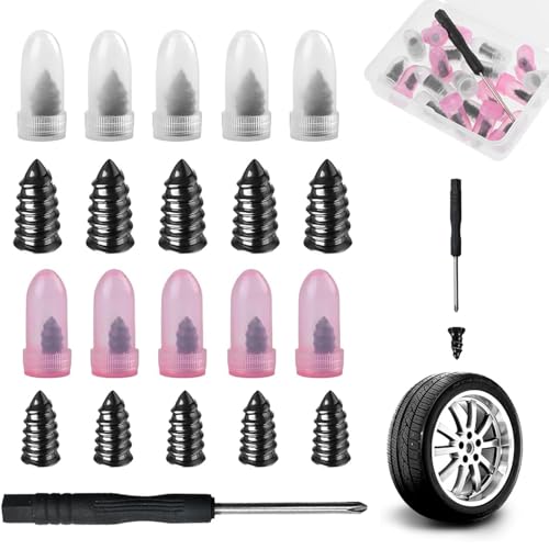 Tire Repair Rubber Nails Kit with 2 Sizes, 2026 New Vacuum Tire Repair Rubber Nail, Tire Rubber Nails Tool, Fast Self-Service Tire Repair Tools for Car, Motorcycle, Truck, Bike (10 Pcs) - color: 10 Pcs