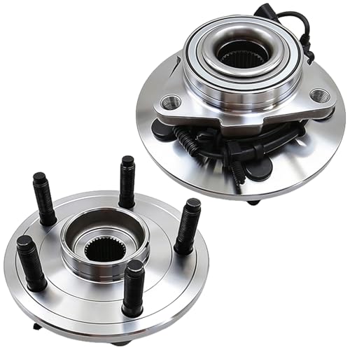 515126 Front Wheel Bearing Hub Assembly for Dodge Ram 1500 2009-2010, Ram 1500 2011 (2PCS) - size: 515126