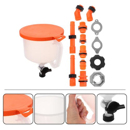 SOLUSTRE 1set Coolant Filling Kit Tools Radiator Funnel Kit Spill Filling Auto Coolant Flush Compatible