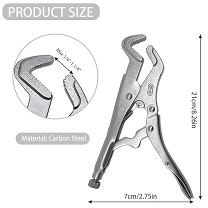 Parrot Nose Vise Grip Plier for Sway Bar Link Removal, 9-Inch Parrot Jaw Locking Plier, Vice Grips Pliers for Welding, Pipe Clip Repair Welding Pliers Workshop