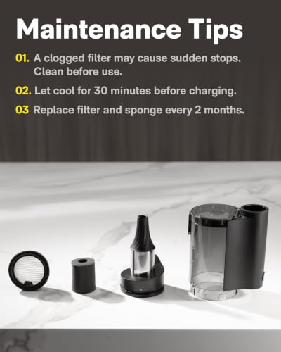 HOTO BlowVac™ Handheld Vacuum Cordless, Car Vacuum Cleaner with 23000Pa High Power, 3 Suction Modes, Electric Compressed Air Duster Blower for Car Interior, Home, Outdoor