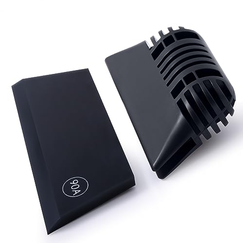 FOSHIO Black Small Squeegee, Non-Slip Handle Rubber PPF Squeegee for Window Cleaning, Shower Glass Door, Car Windshield - color: Black