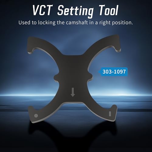 18PCS Engine Camshaft Timing Tool Kit, 303-1097 303-1552 303-1550 | Compatible with Ford Fiesta Focus Volvo 1.25 1.4 1.6 1.8 2.0 Di/TDCi/TDDi ECOBOOST 1.6 Ti-VCT 1.5/1.6 VVT 2.3L 2.5L
