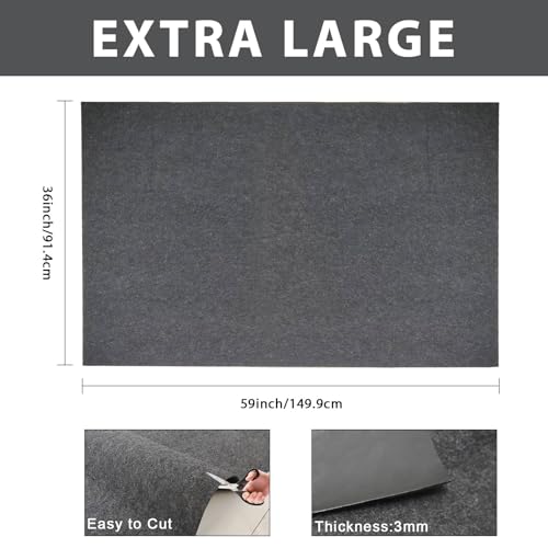 XL Oil Spill Mat (36" x 59")(2-Pack), Premium Absorbent Oil Pad, Reusable, Washable,Waterproof Backing Contains Liquids, No Soak Through,Protects Garage Floor Surface - size: 36" x 59" (2 Pack)