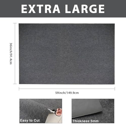XL Oil Spill Mat (36" x 59")(2-Pack), Premium Absorbent Oil Pad, Reusable, Washable,Waterproof Backing Contains Liquids, No Soak Through,Protects Garage Floor Surface - size: 36" x 59" (2 Pack)