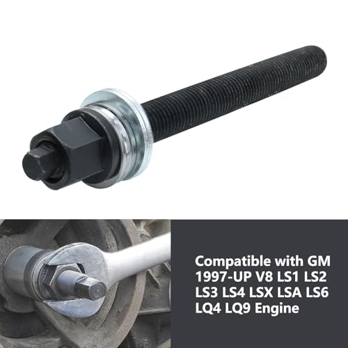 Harmonic Balancer Installation Tool with with High Carbon Chromium Bearing Steel Thrust Rolling Bearings (GCR15), Compatible with GM 1997-UP V8 LS1 LS2 LS3 LS4 LSX LSA LS6 LQ4 LQ9
