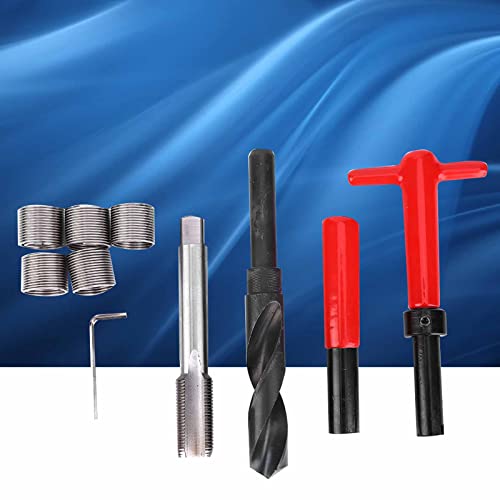 Ejoyous 10Pcs M18x1.5 Thread Repair Kit, Stainless Steel Inserts, Installation Tool Set for Damaged Threads Repair