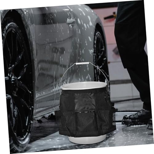 ULTECHNOVO 4pcs Bucket Organizer Tool Bag for Car Detailing Cleaning Supply Caddy