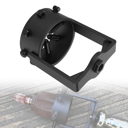 Heavy-Duty ATV/UTV CV Axle Removal Tool, 95mm OD CV Axle Puller Tool with Powder-Coated Surface, Axle Puller with Reinforced Gussets for ATVs/UTVs, Fits 5/8"-18 Slide Hammers (Not Included)
