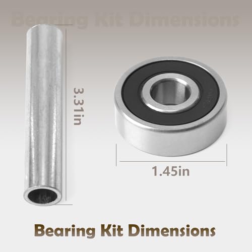 6301RS Wheel Bearing Set Compatible with Tuttio Soleil01 Ebike Bearings Designed for Smooth and Reliable Electric Bicycle Wheel Rotation