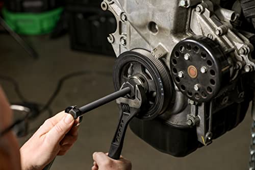 ARES 15087 – Long Reach Harmonic Balancer Install Kit – Install Balancer Pulleys on Domestic and Import Vehicles – Extra Long Installers for Late Model Applications - size: Long Reach Harmonic Balancer Install Kit
