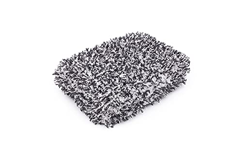 The Rag Company - The Cyclone Ultra Wash Mitt + Cyclone Ultra Wash Pad 6in x 8in Combo Pack - Microfiber Blend, Twist Loop Interior Liner Ideal for Foam, Soap + Bucket, & Rinseless Washing Methods