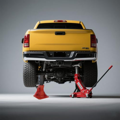 22 Ton (44,000 lbs) Heavy Duty Pin Type Professional Car Jack Stands with Lock Adjustable Height to 19.75" Fit for Supporting Trucks, Trailers and Equipment, 1 Pair