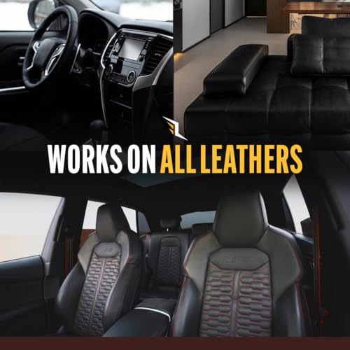 Legendary Leather Conditioner 16oz - Cleans, Conditions & Protects Car Interior - Leather Cleaner and Restorer for Car Seats, Plastics & Vinyl | Satin Finish, Non-Greasy - size: Leather Conditioner 16oz