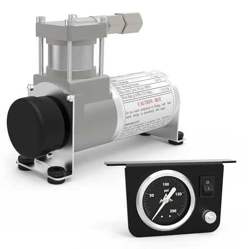 DEEAGLE Air Bag Compressor Kit for Airbags Low Pressure Sensor | On Board Air Compressor System for Truck, FordF150F250F350, Chevrolet Silverado GMC Sierra Dodge Ram, Fast Inflation