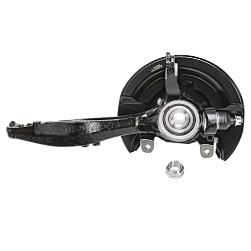 Detroit Axle - 2.4L Front Knuckles Tie Rods for 2003-2007 Honda Accord 2004 2005 2006 Steering Knuckles and Wheel Bearing Hub Assembly Outer Tie Rod Ends Replacement [Manual Transmission] - size: 4SU48821/Kit
