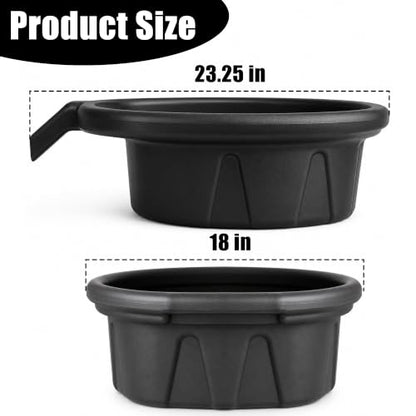 Oil Drain Pan, Motor Oil Drip Catcher Pan, 2 Gallon (8L) Capacity