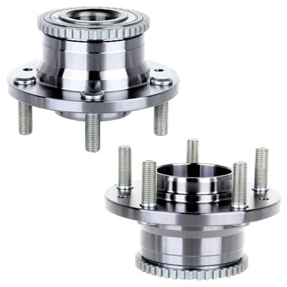 ECCPP 2-Piece 512271 Wheel Hub Bearing for Mazda 6 2003-2008 | for Mercury Milan 2006-2011 5 lugs w/ABS Sensor Pre-Greased Sealed - size: 512271*2