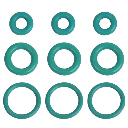 9-Pack Fuel Line Delphi Quick Disconnect O-Ring Repair Kit, Compatible with Harley Davidson 1999+ EFI Models, 3 Sets of Fuel Tank and Fuel Line Replacement Seals