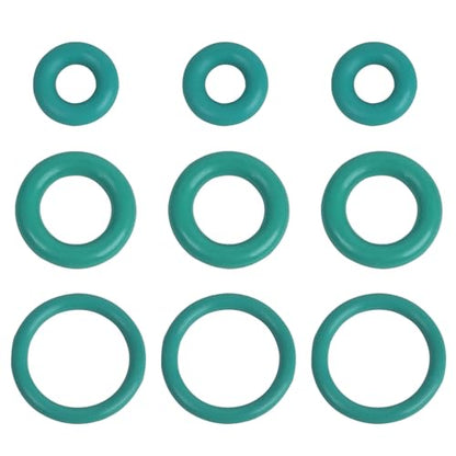 9-Pack Fuel Line Delphi Quick Disconnect O-Ring Repair Kit, Compatible with Harley Davidson 1999+ EFI Models, 3 Sets of Fuel Tank and Fuel Line Replacement Seals