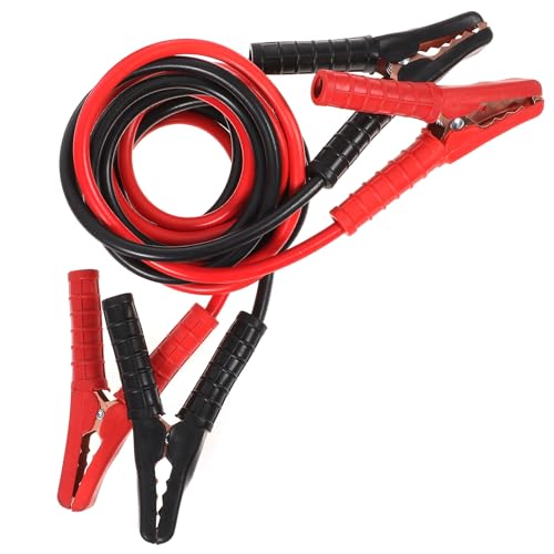 jojofuny Heavy Duty 1000a Pure Copper Automotive Booster Jumper Cables 2.8m Emergency Power Wire with Fully Covered Clamps for Car Battery Jump Starting