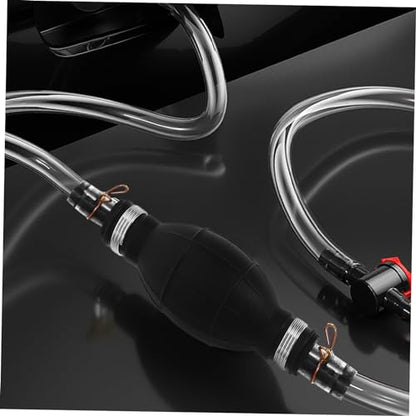 1set Manual Fuel Siphon Pump Kit Hose for Oil Water Fuel Transfer Lightweight Easy to Use Hand Pump for Automotive Home Applications