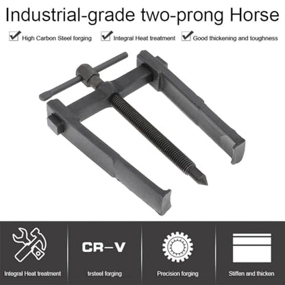 ChgImposs 2 Jaws Gear Puller, Adjustable Bearing Puller Gears, Internal External Removal Tool for Pulleys Flywheels Bearings Gears (6 INCH) - size: 6 INCH