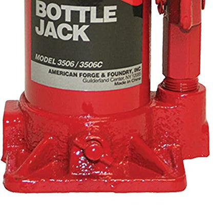 AFF Heavy Duty 6 Ton Bottle Jack, Manual, Machine Hardened Steel Saddles, Centered Pumps and Rams, 3506 - size: 6 Ton Capacity, style: Heavy Duty