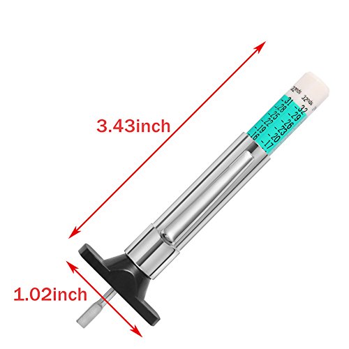 PROND Tire Tread Depth Gauge, Tread Depth Gauge, Tire Gauges, Color Coded Tire Depth Gauge, Tire Tread Gauge, Tire Tread Depth Accurate Measurement Tools