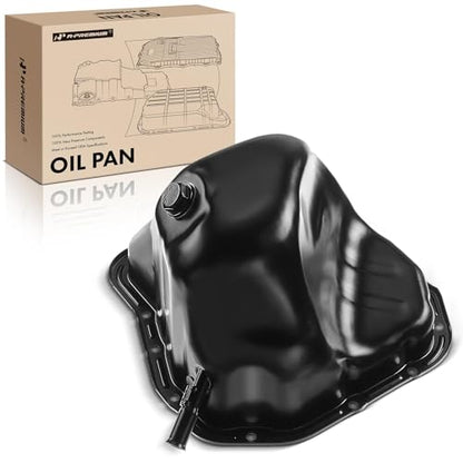 A-Premium Engine Oil Pan Sump with Drain Plug Compatible with Subaru Outback/Legacy 2006-2009, Forester 2006-2013, Impreza 2006-2014, WRX 2012-2016, WRX STI 2013-2020 & Saab 9-2X 2006, H4 2.5L Gas - style: Oil Pan Only