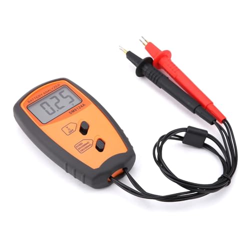 Internal Impedance Meter 100V Resistance Tester Voltmeter Digital Battery Voltages Tester Analyzers with LCD Display Internal Impedance Meter with LCD Display for Car/Phone Rechargeable Batteries