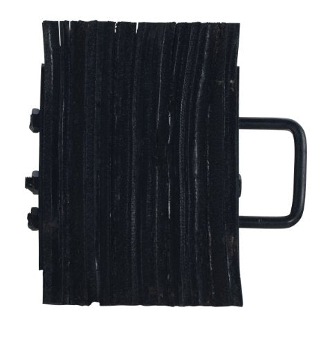 Vestil LWC-15 Laminated Rubber Wheel Chock 8 In. x 10-5/16 In. x 8 In. Black