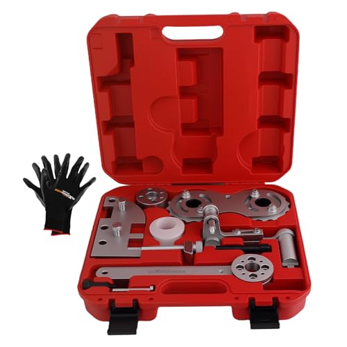 maXpeedingrods Engine Camshaft Alignment Tool Kit for Volvo 2.0T S60 S80 V40 V60 V70 XC60 XC70 XC90, Timing Tool Kit for B4204 B4154 Engines (8-Speed Transmission), Red - size: 2.0T Engine