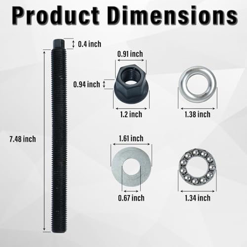 LS Harmonic Balancer Installation Tool Crank Pulley Installer with Bearing Compatible with 1997-UP GM V8 LS1 LS2 LS3 LS4 LSX LSA LS6 LQ4 LQ9 Engines 551141