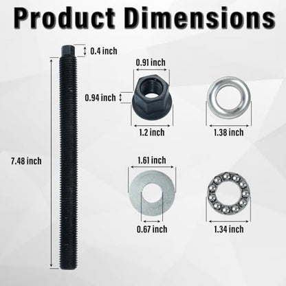LS Harmonic Balancer Installation Tool Crank Pulley Installer with Bearing Compatible with 1997-UP GM V8 LS1 LS2 LS3 LS4 LSX LSA LS6 LQ4 LQ9 Engines 551141