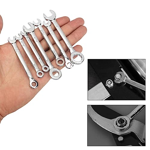 Mini Wrench Set Open End Wrench Combination Wrench Small Wrench Set, Metric and SAE (SAE) - style: SAE
