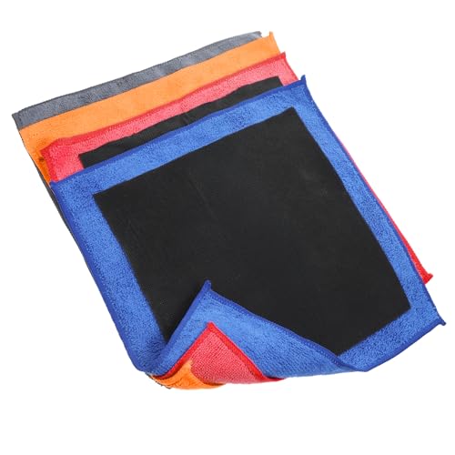 4 Pack Clay Towel Auto Detailing 12 x 12 Inch Clay Bar Towel Microfiber Car Cloth Cleaner Fine Grade Car Towels Automotive for Car Detailing Cleaning Polishing DIY Detail Tool Kit