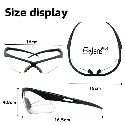Safety Glasses Anti Fog Photochromic ANSI Z87.1 UV Protection Scratch Resistant hunting tactical Airsoft - color: X801 Anti-fog Yellow+clear(not Photochromic)