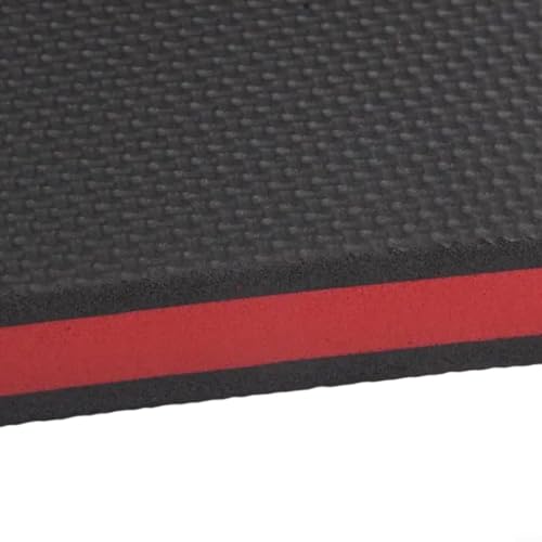 Foldable EVA Kneeling Mat 46x15.7 Inch Car Repair Pad with Handle, 6-Fold Garage Garden Cushion Stool for Auto Mechanic Work